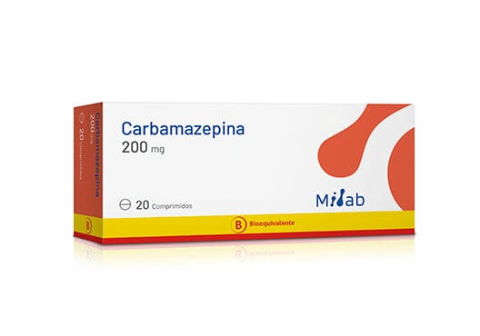 Carbamazepina 200 mg x 20 comprimidos MINTLAB